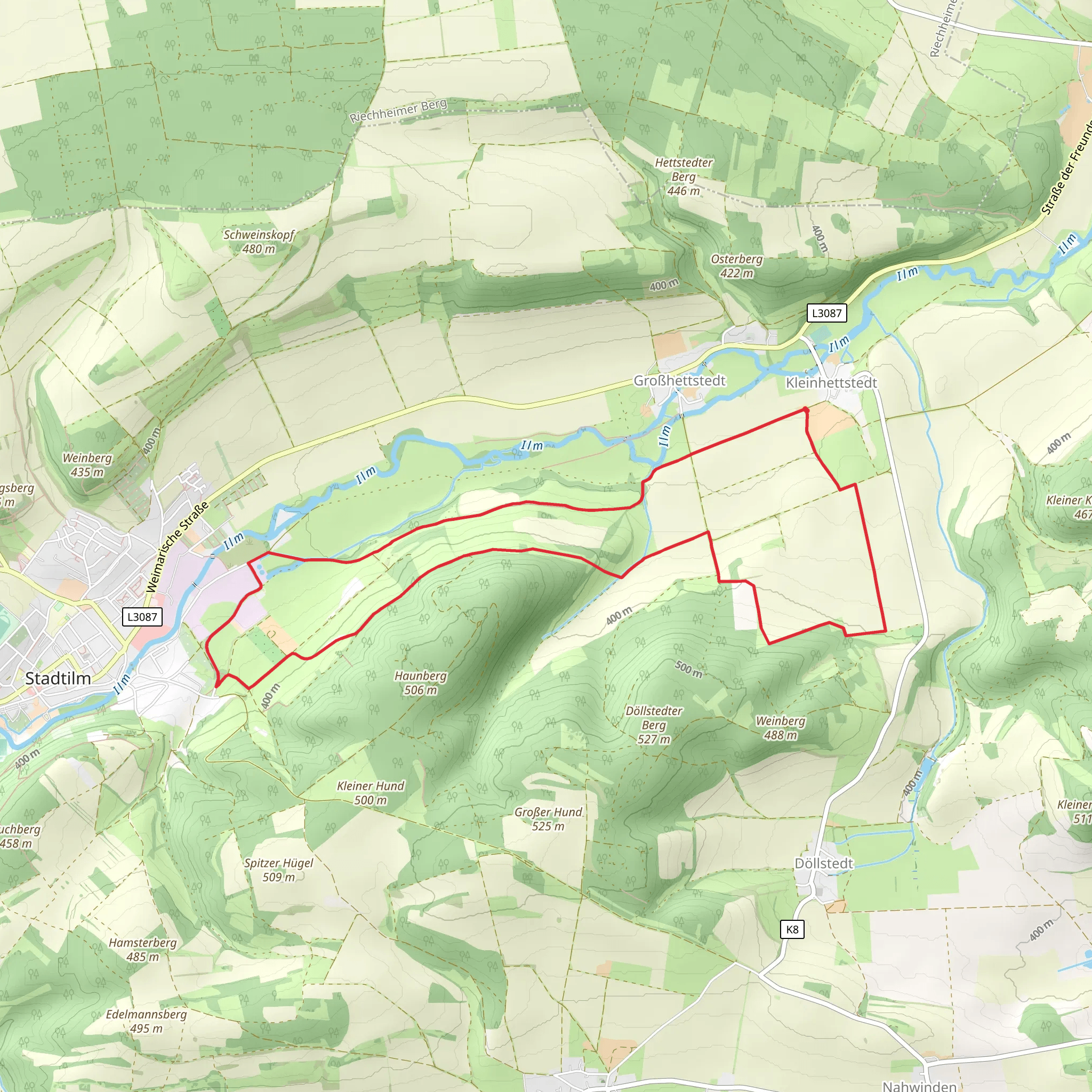Kleinhettstedt Loop mobile static map