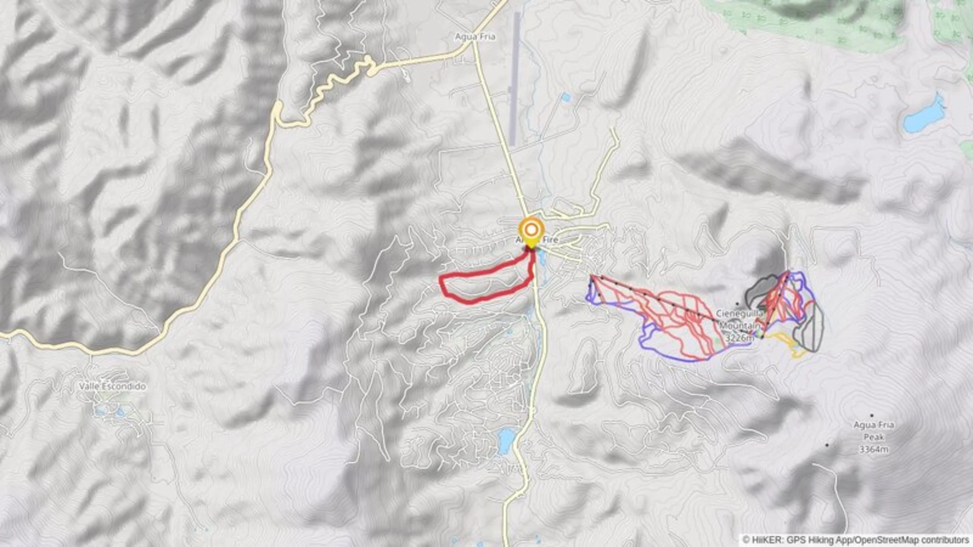 An image depicting the trail Elk, Lynx and Bear Loop and its surrounding area.
