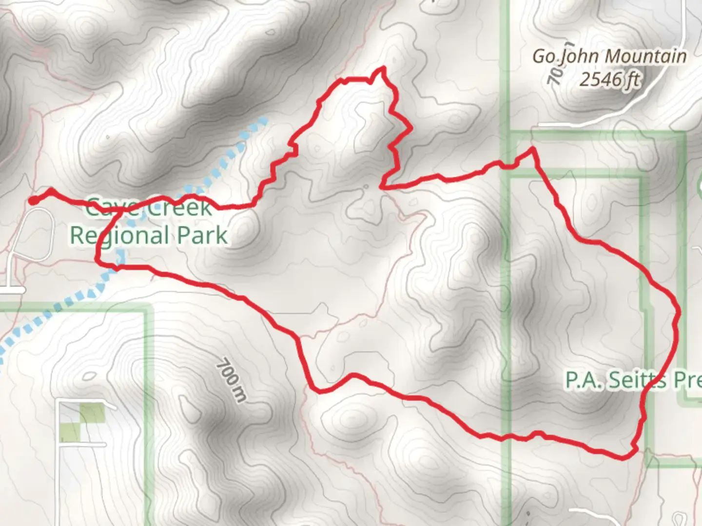 An image depicting the trail Go John, Flat Rock and Slate Loop Trail and its surrounding area.