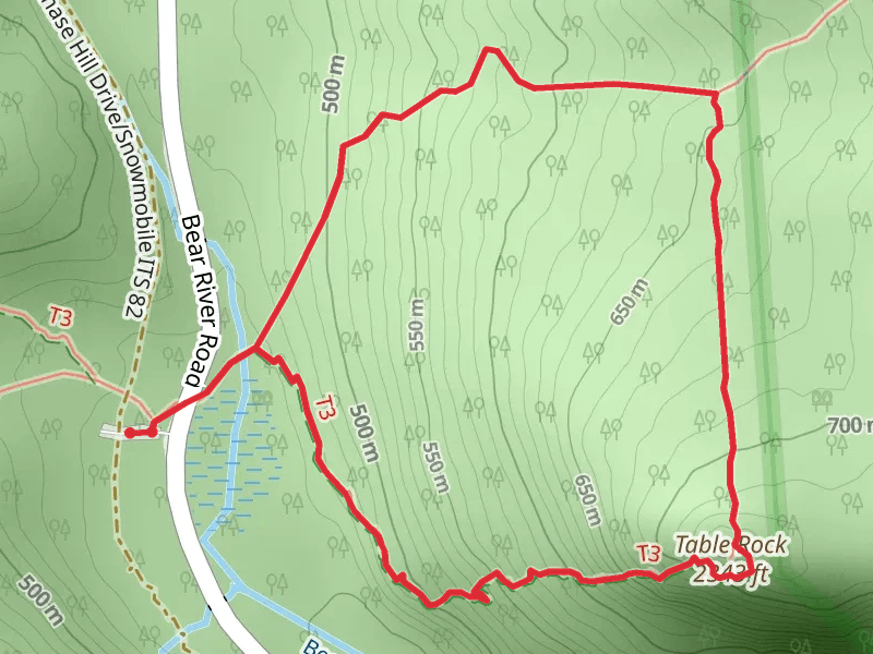 Grafton Loop Trail via Table Rock Mountain