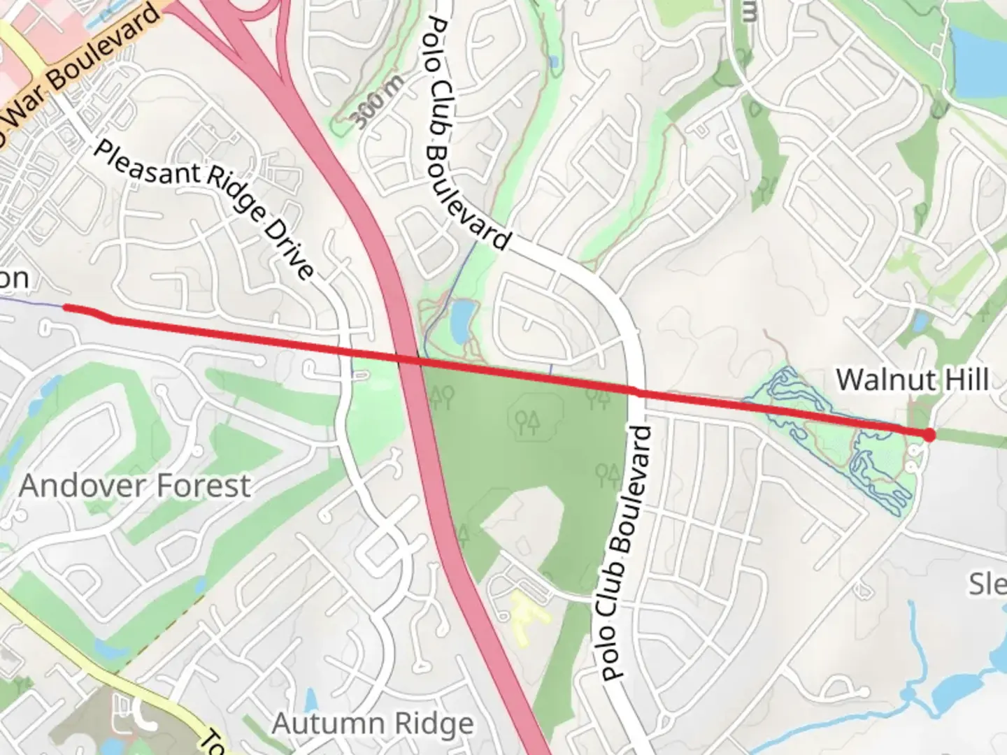 An image depicting the trail Brighton East Rail Trail via Deer Have Park and its surrounding area.