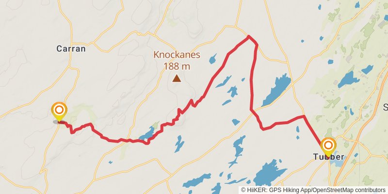 Burren Way spur 3 Map