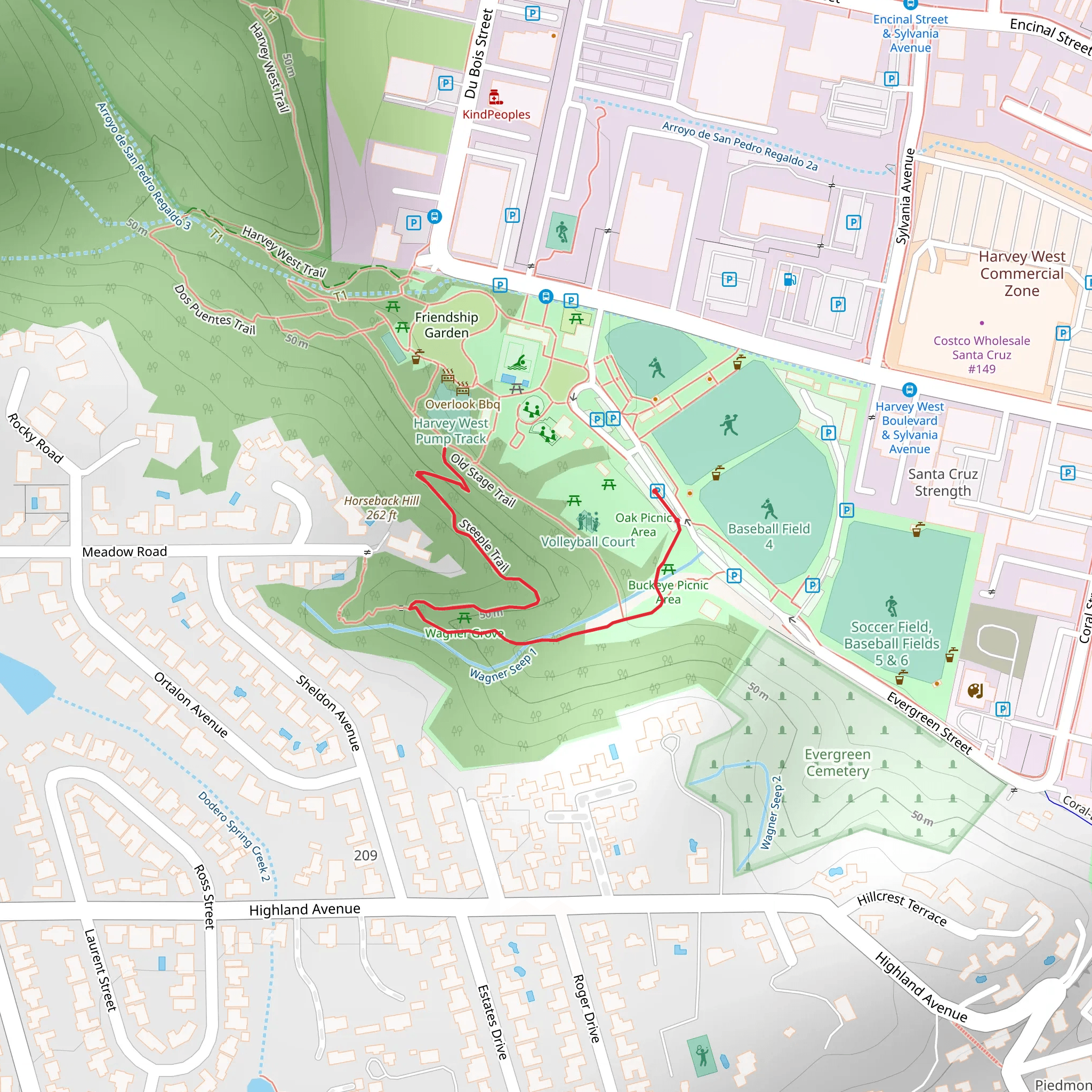 Steeple Trail mobile static map