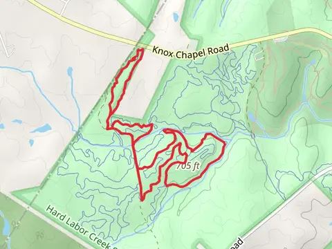 Rocky Creek and Blue and Orange Loop
