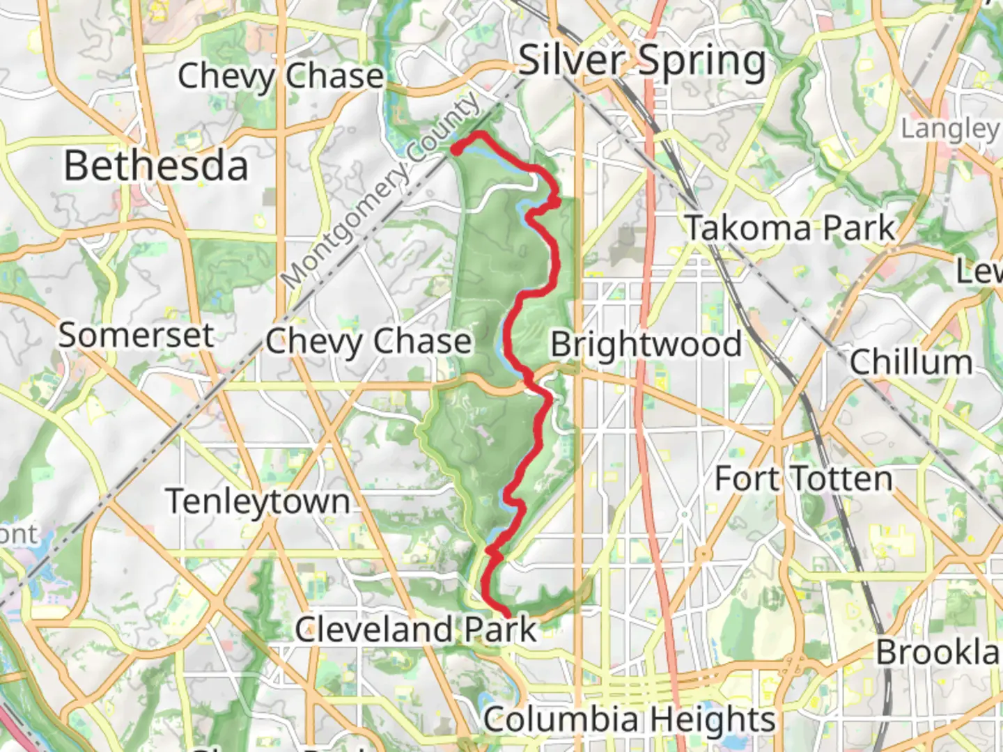 An image depicting the trail Rock Creek via Valley Trail and its surrounding area.