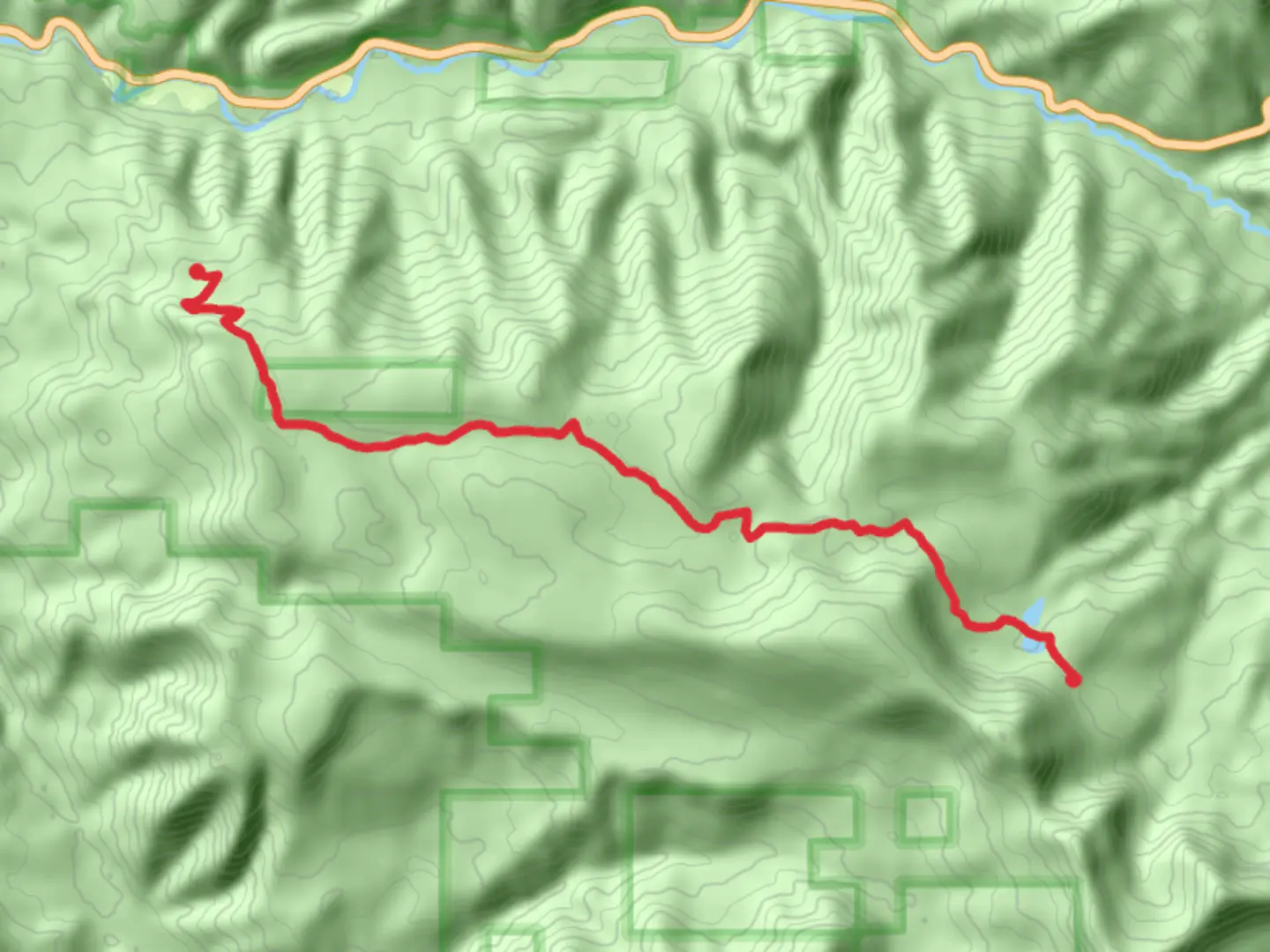 An image depicting the trail Gordon Lakes Trail and its surrounding area.