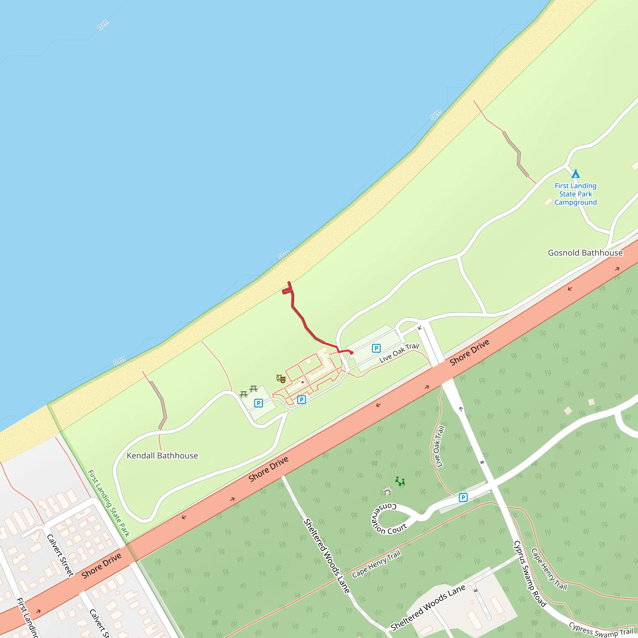 Visitor Center at Virginia Beach mobile static map