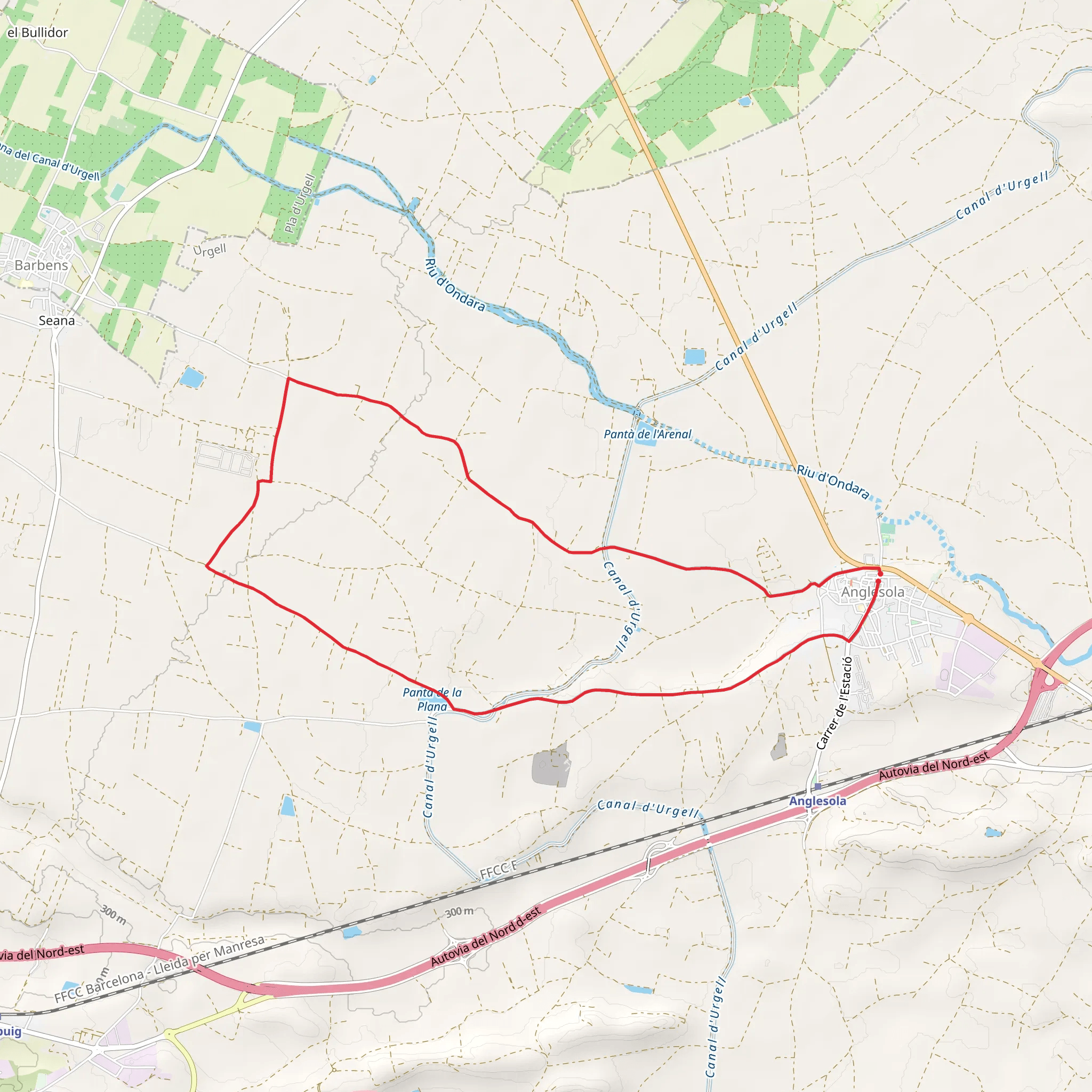 Anglesola Trail PR C 97 mobile static map