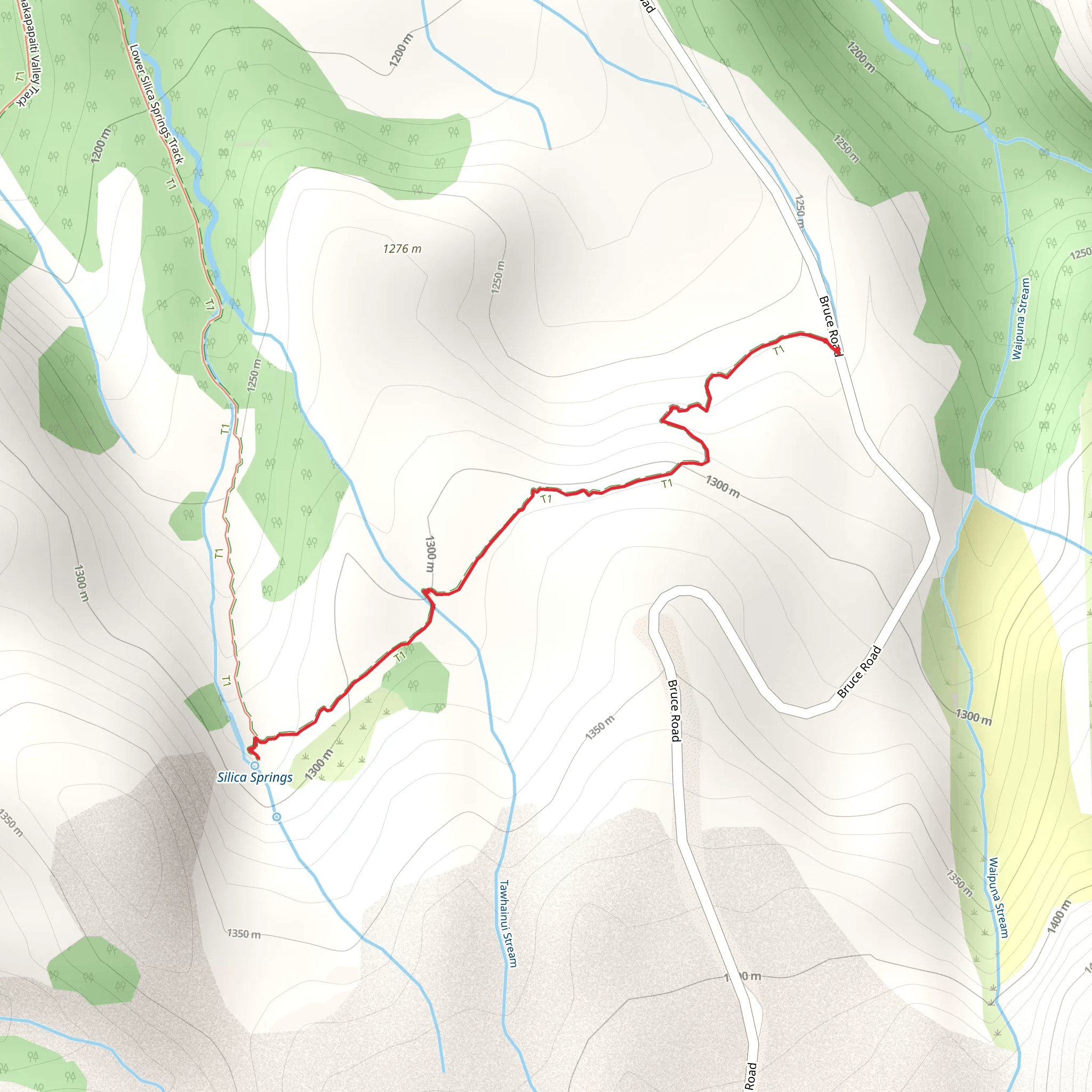 Silica Rapids mobile static map
