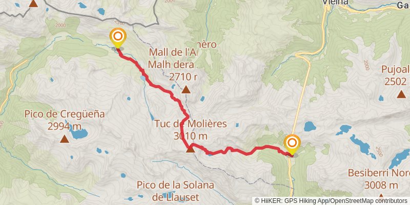 Haute Randonnée Pyrénéenne stage 29 Map