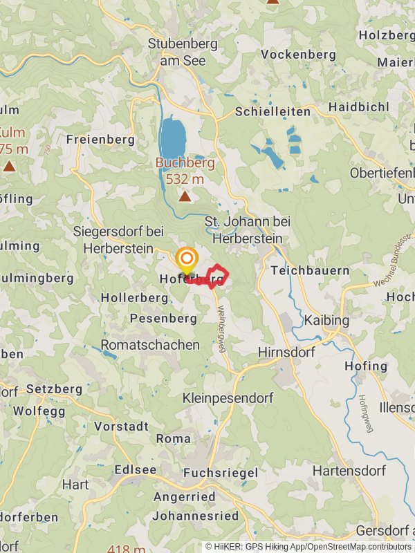 Hoferberg- St- Johann bei Herberstein u Siegersdorf mobile static map