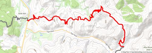 American Discovery Trail South Route stage 246 Map