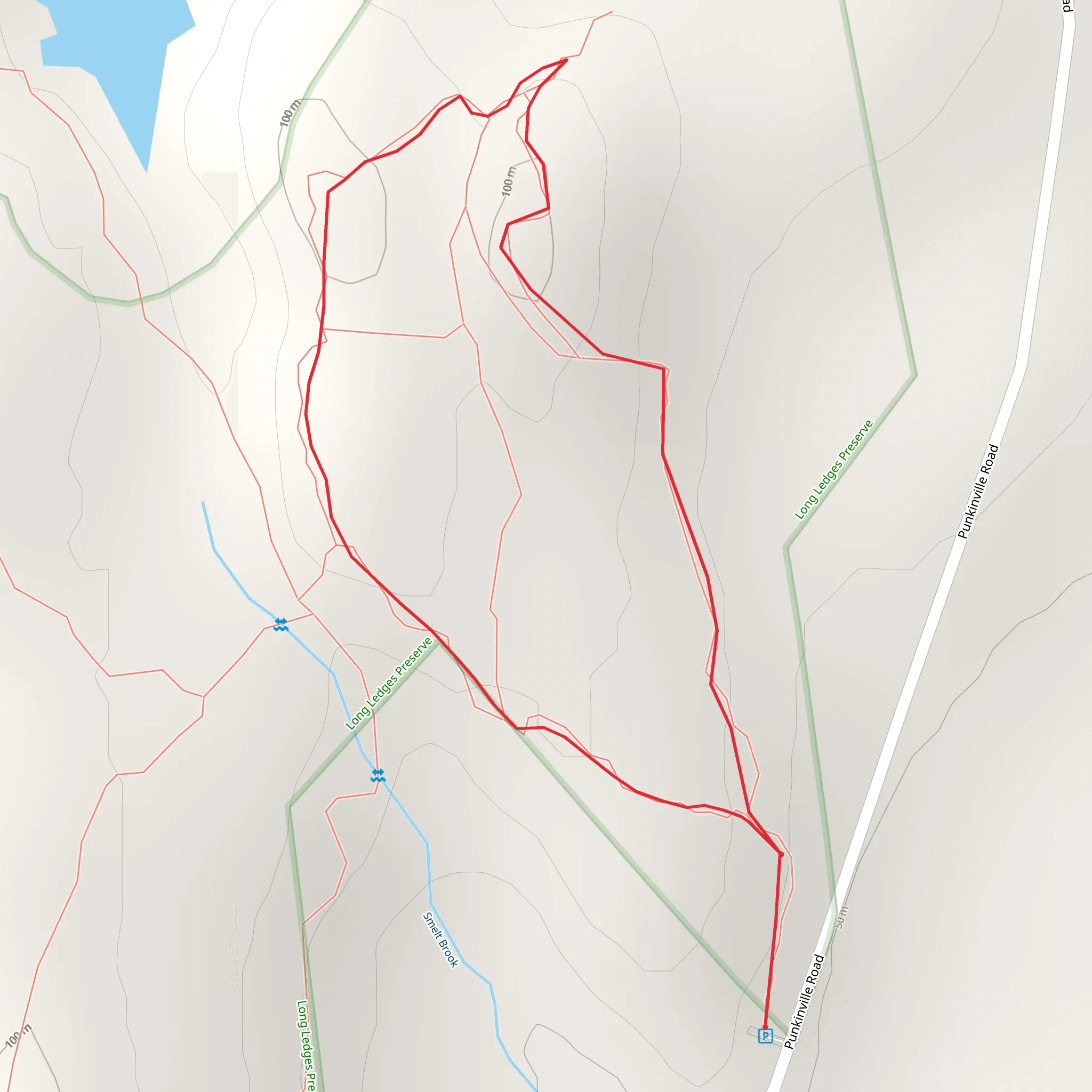 Punkinville Road Loop mobile static map