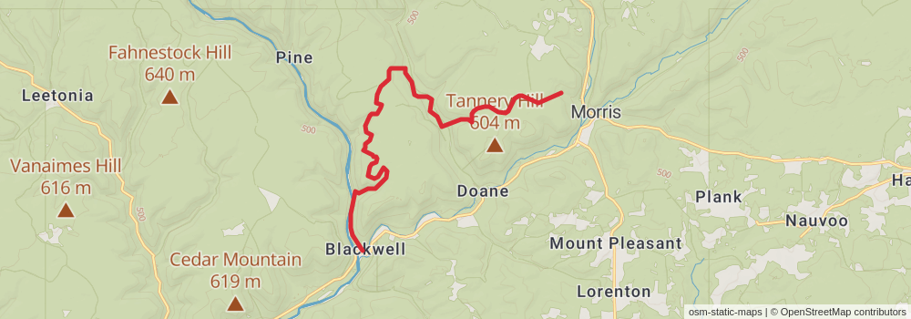 American Perimeter Trail - Northern Appalachian Primary stage 54 Map