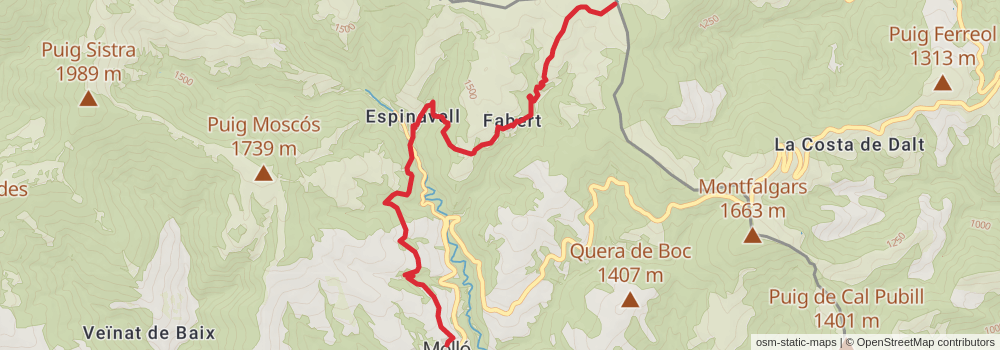 GR 151 Caminos del Obispo y Abad Oliva stage 15 Map