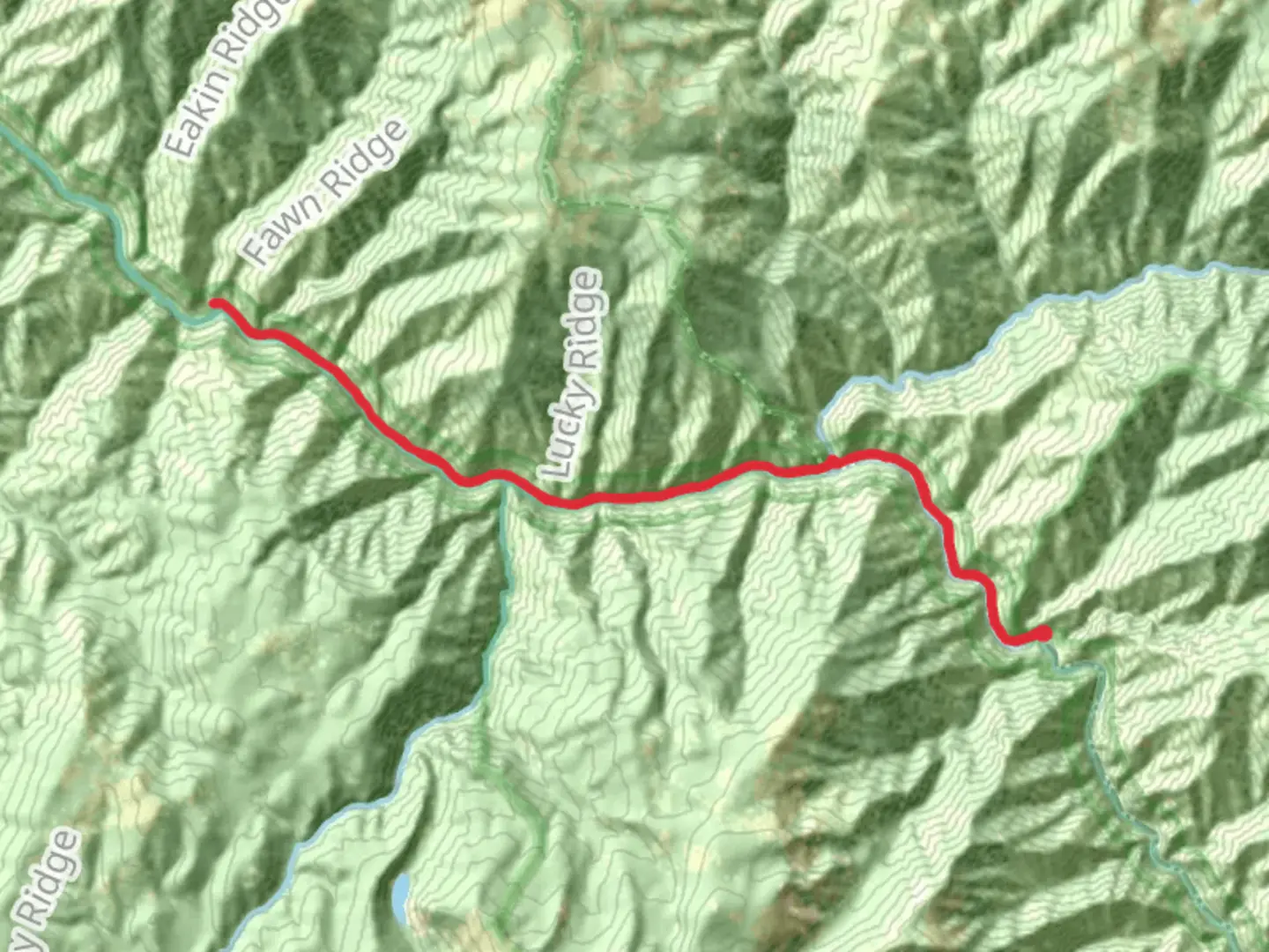 An image depicting the trail Lower Salmon River Trail and its surrounding area.