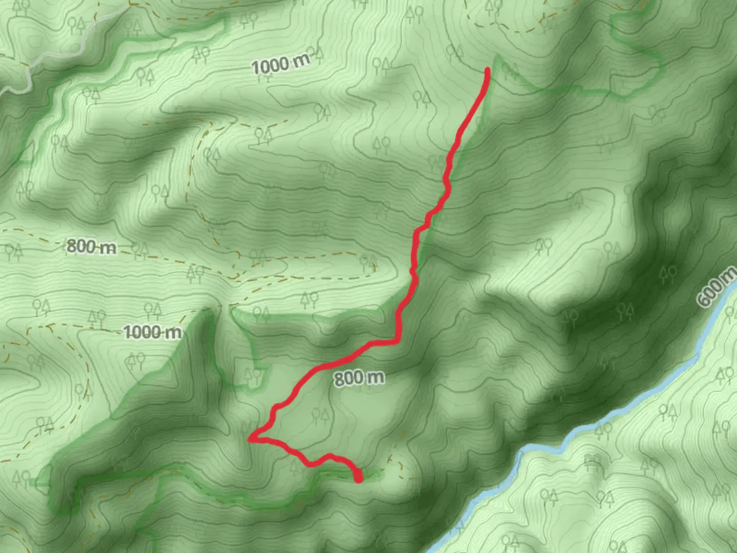 An image depicting the trail Huxley Lake Trail and its surrounding area.