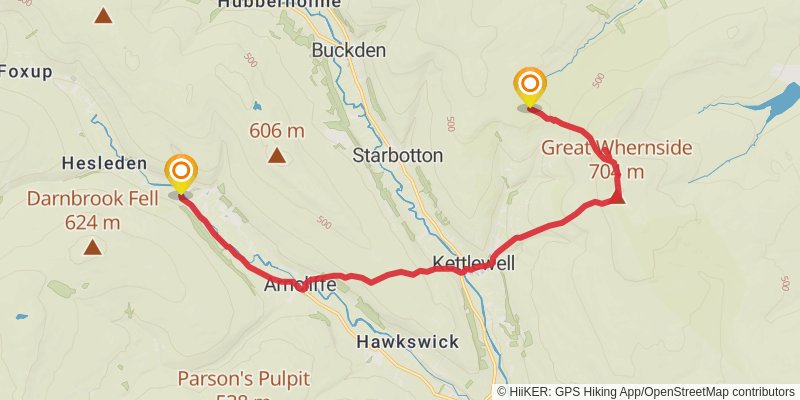 Yorkshire Dales Loop stage 2 Map