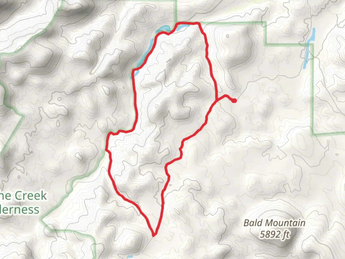 An image depicting the trail Apache Creek Trail and Graver Wash Road Loop and its surrounding area.