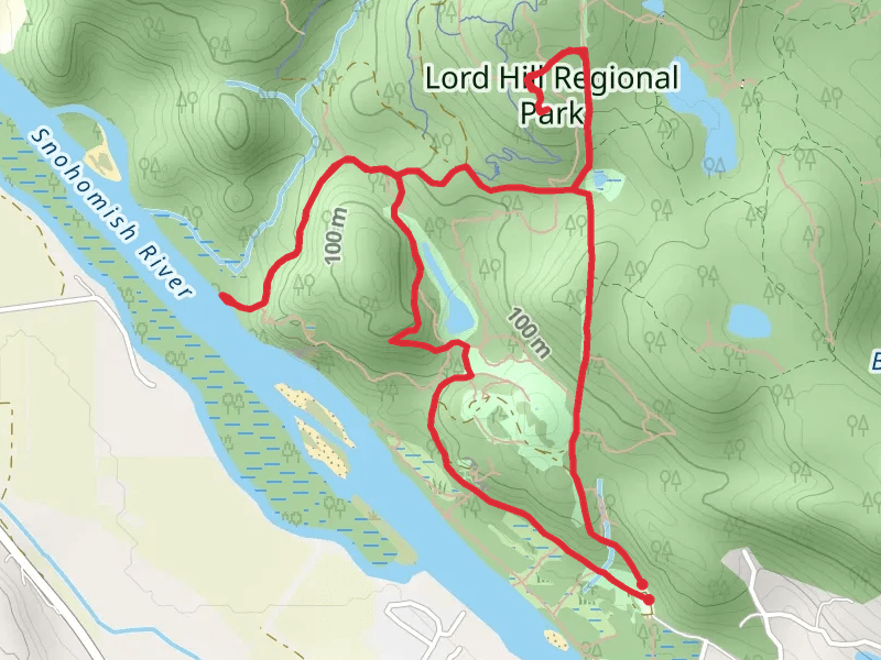 Quarry Trail and Lord Hill regional Park Loop
