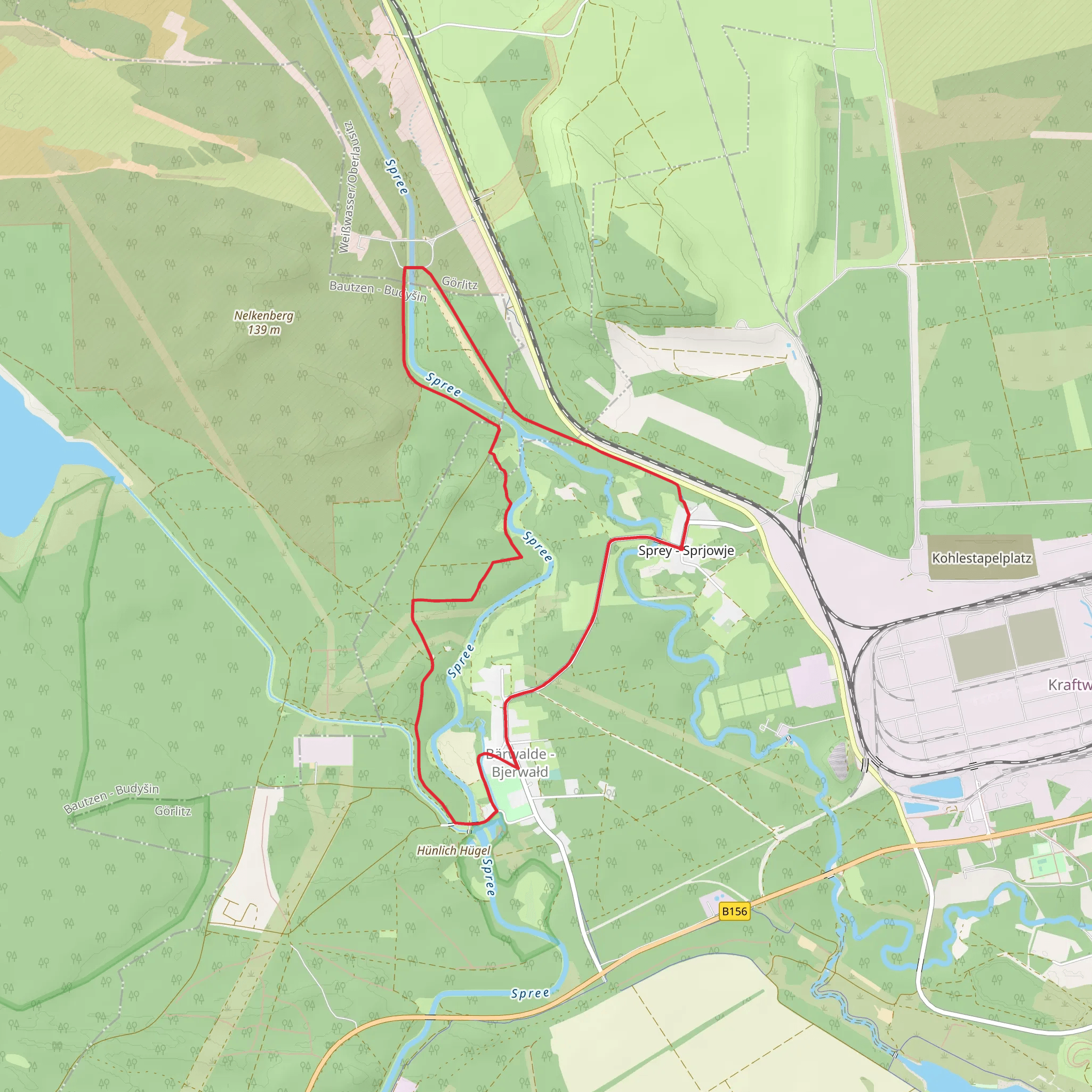 Spree via Gruner Punkt mobile static map