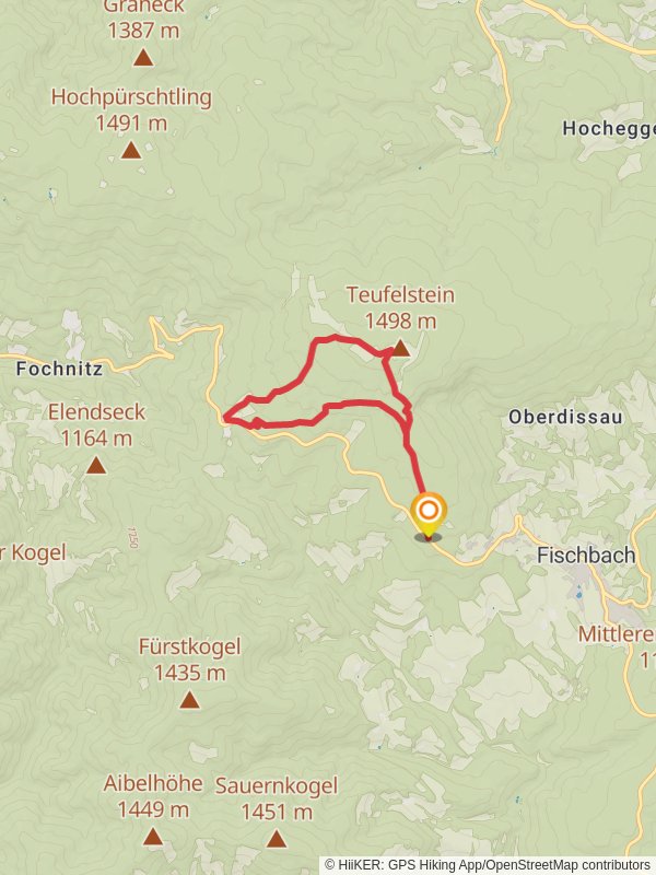 Teufelsteinrunde mobile static map