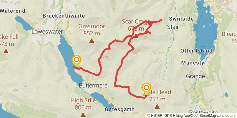 North West Cumbria Loop stage 5 Map