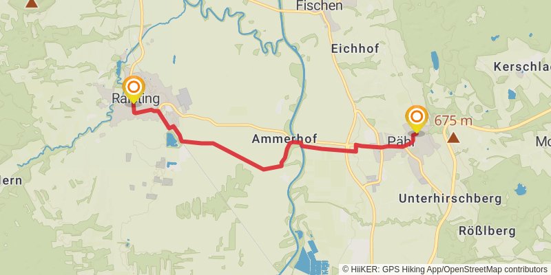 Heilige Landschaft Pfaffenwinkel - Nordschleife alt 3 Map