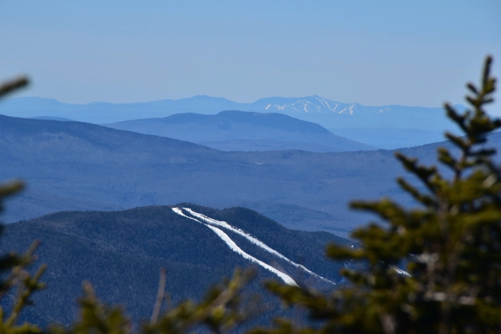 An image depicting the trail Cedar Brook Trail via Hancock Notch Trail and its surrounding area.