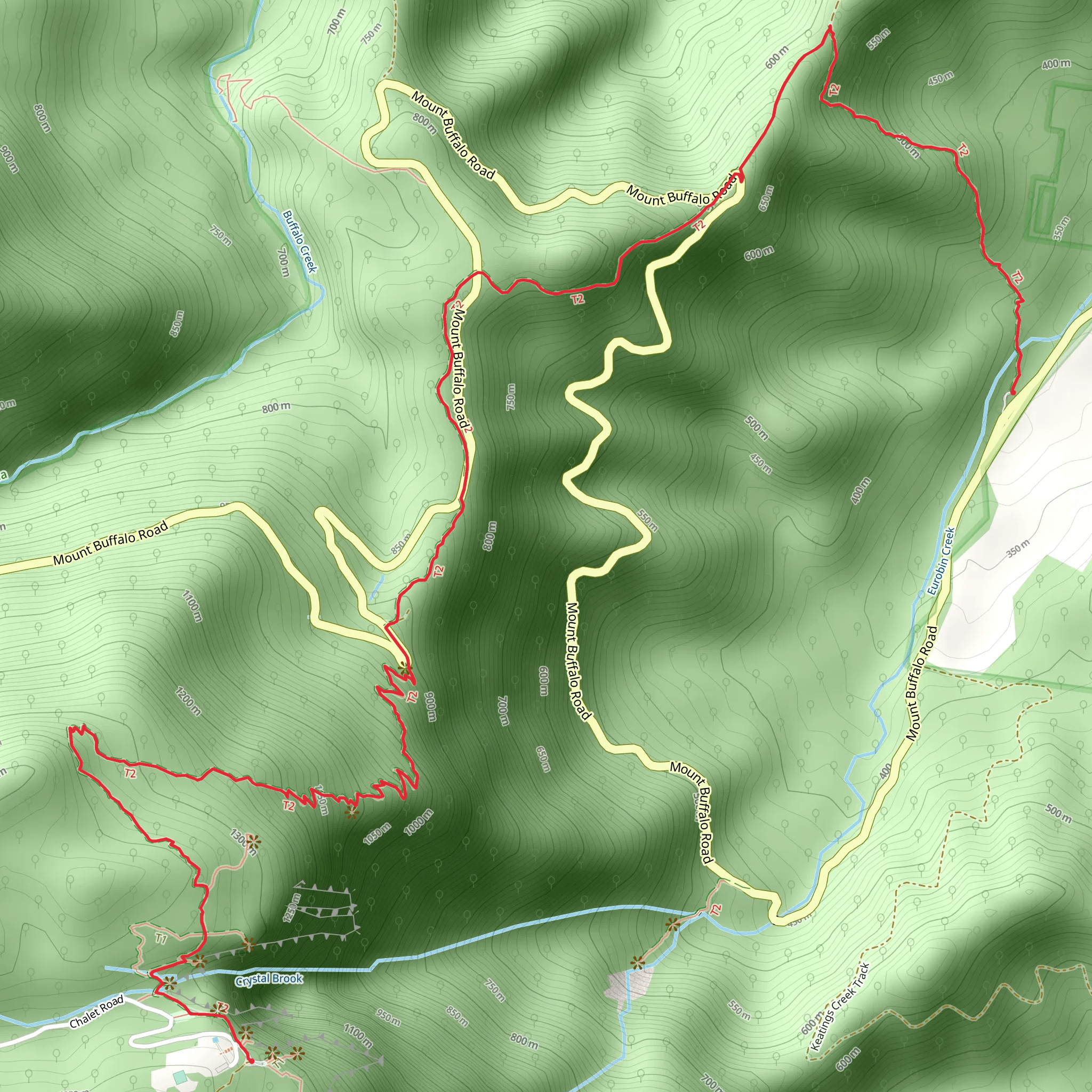 The Big Walk mobile static map