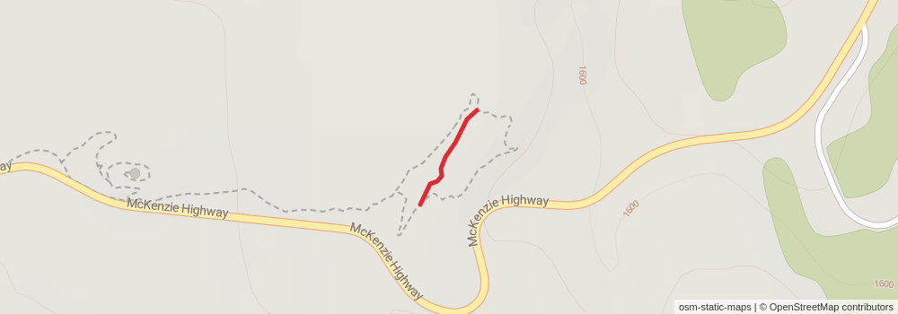 Lava River National Recreation Trail alt 1 Map