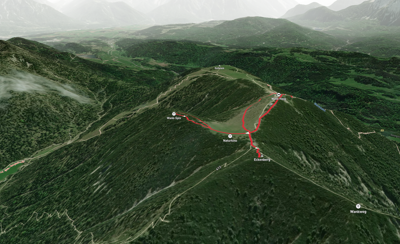 Ameisberg, Wank Spix and Eckenberg Via Alpina Violett