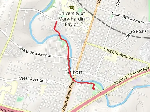 Nolan Creek Path from Liberty Park