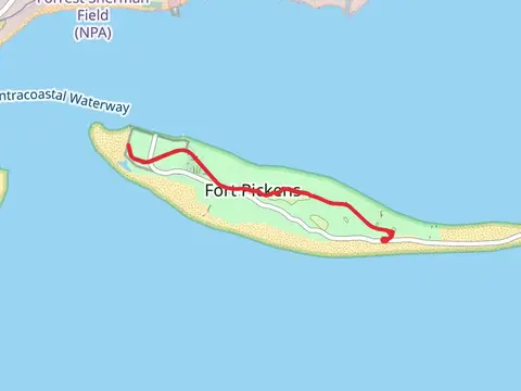 Fort Pickens via Florida Trail