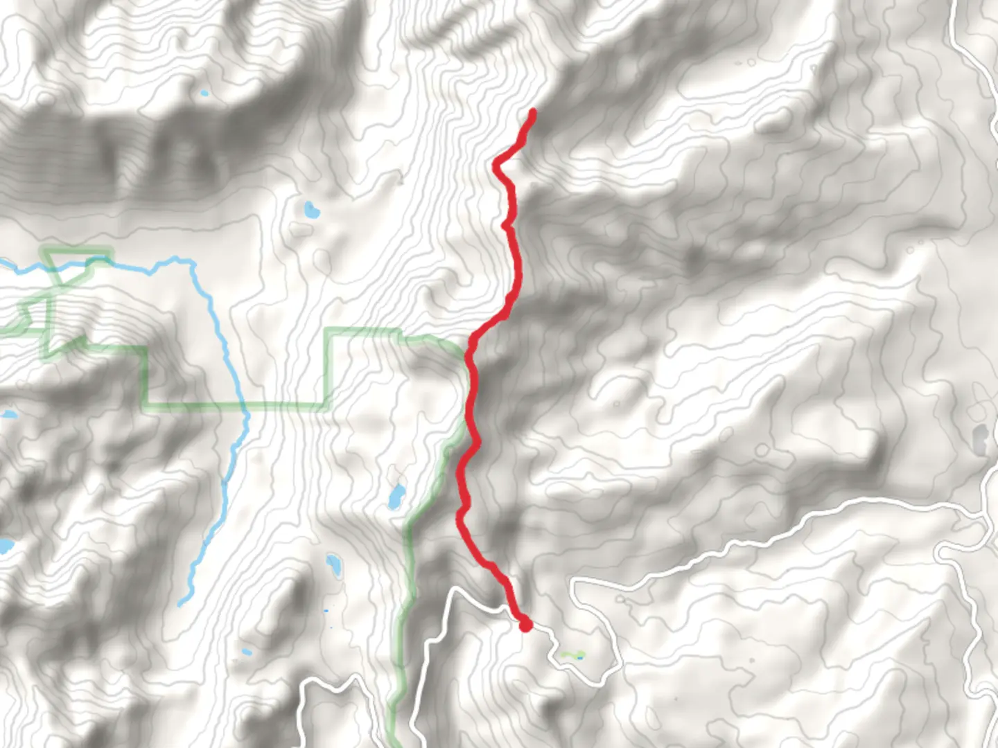 An image depicting the trail Strawberry Mountain Ridge via Boundary Trail and its surrounding area.