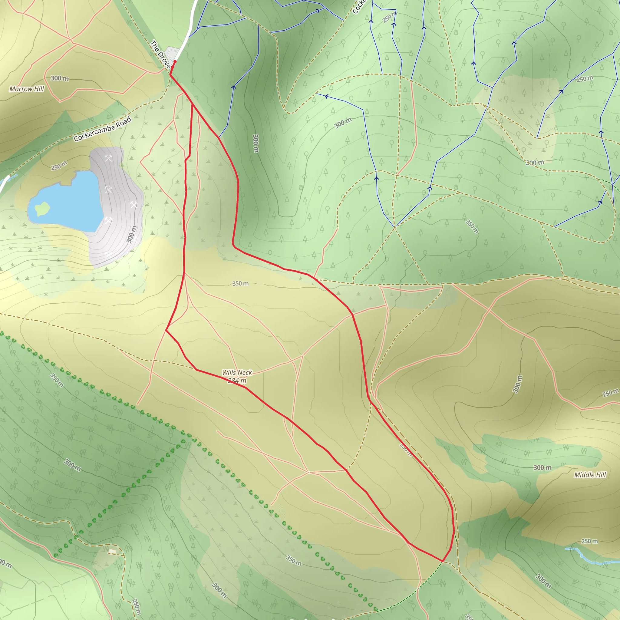 Wills Neck mobile static map