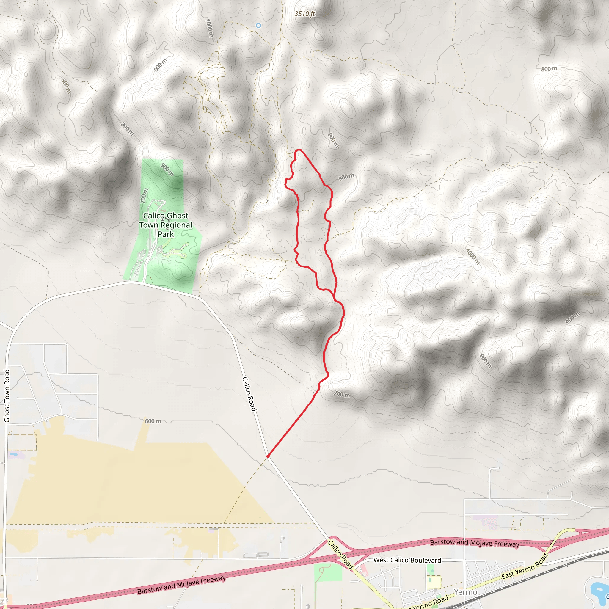 West - East Phillips Drive Loop mobile static map
