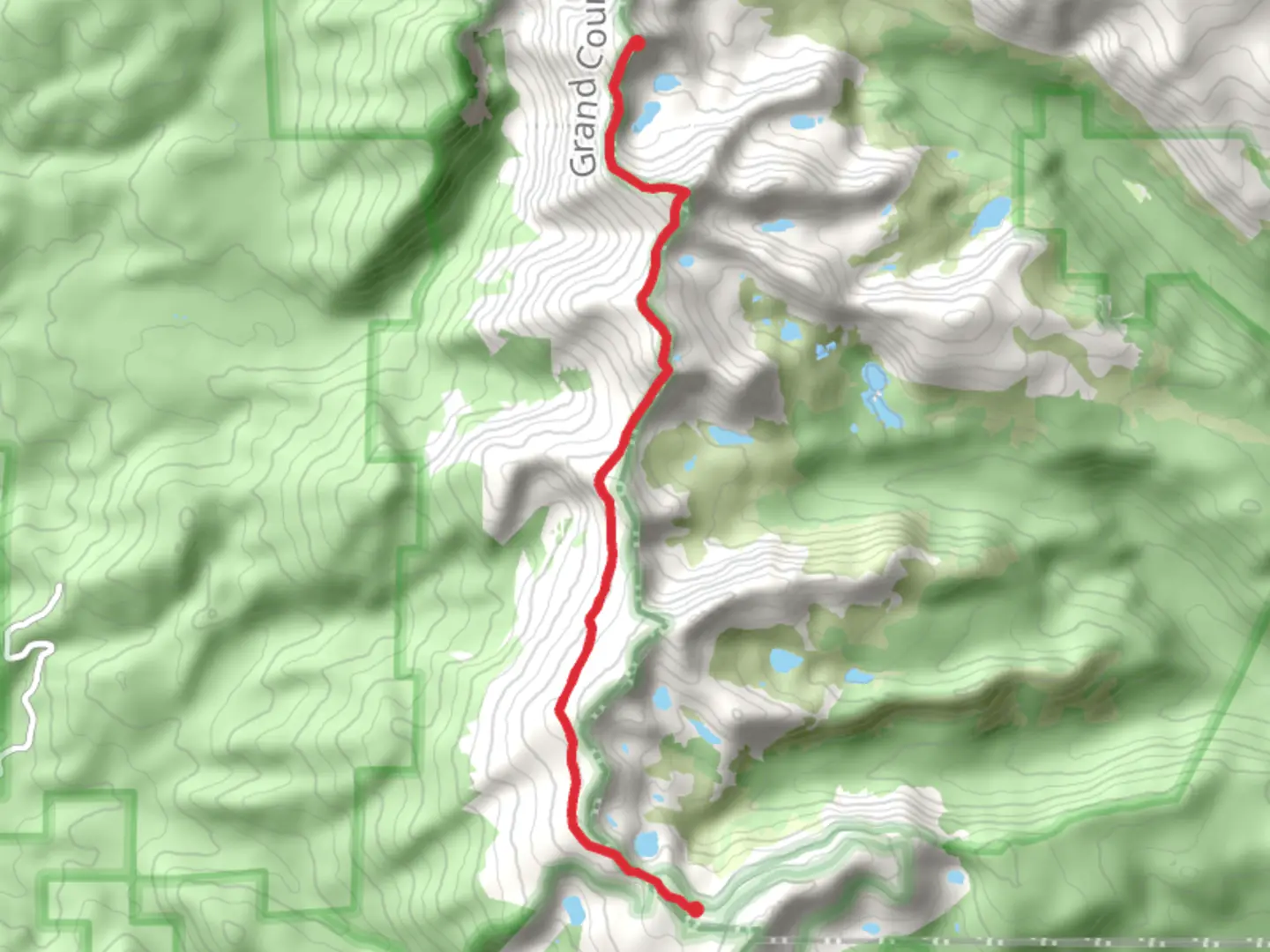 An image depicting the trail Mount Neva and Jasper Peak via High Lonesome Trail and its surrounding area.