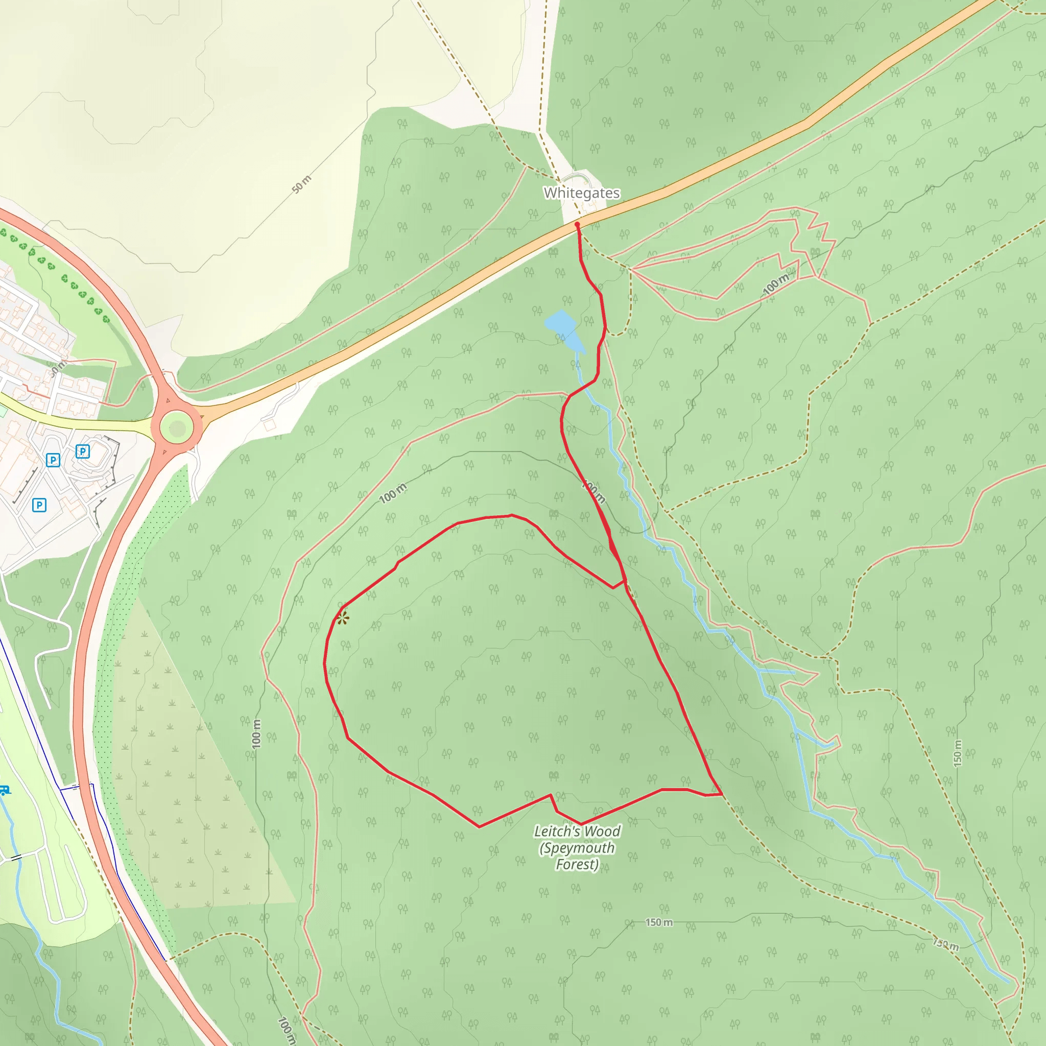 Peeps View Loop Trail mobile static map