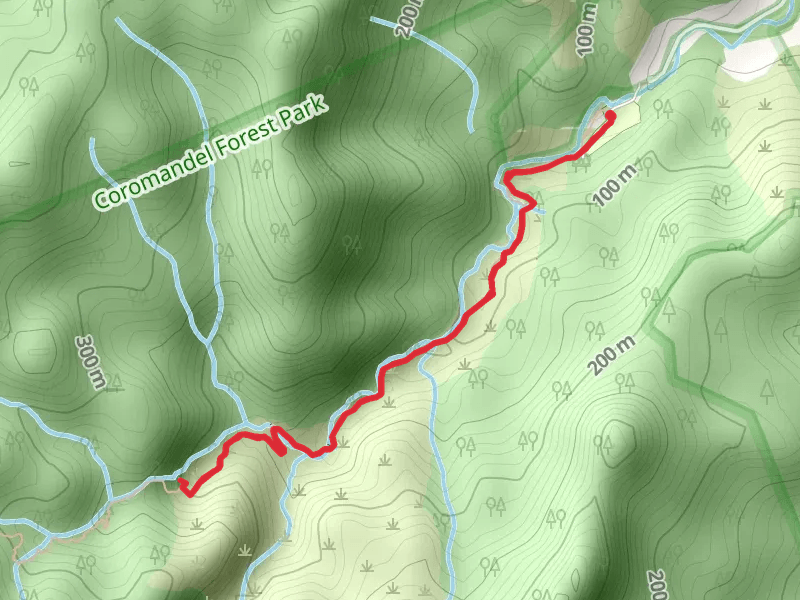 Wentworth Falls Track mobile static map