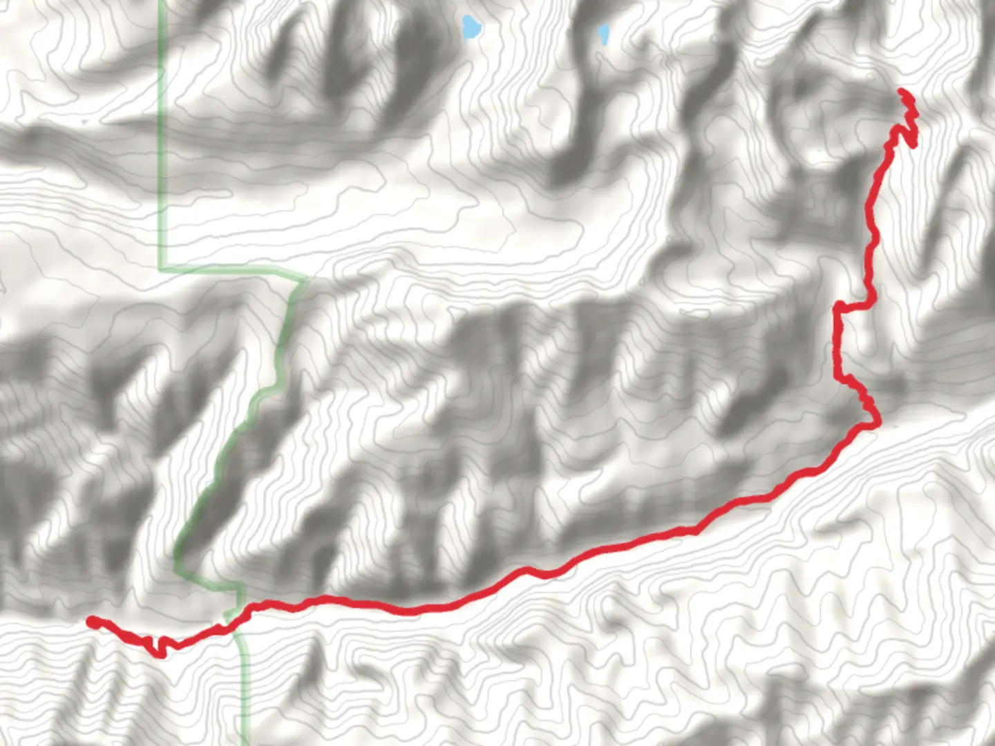An image depicting the trail Mill Creek Pass via East Fork Mill Creek Trail and its surrounding area.