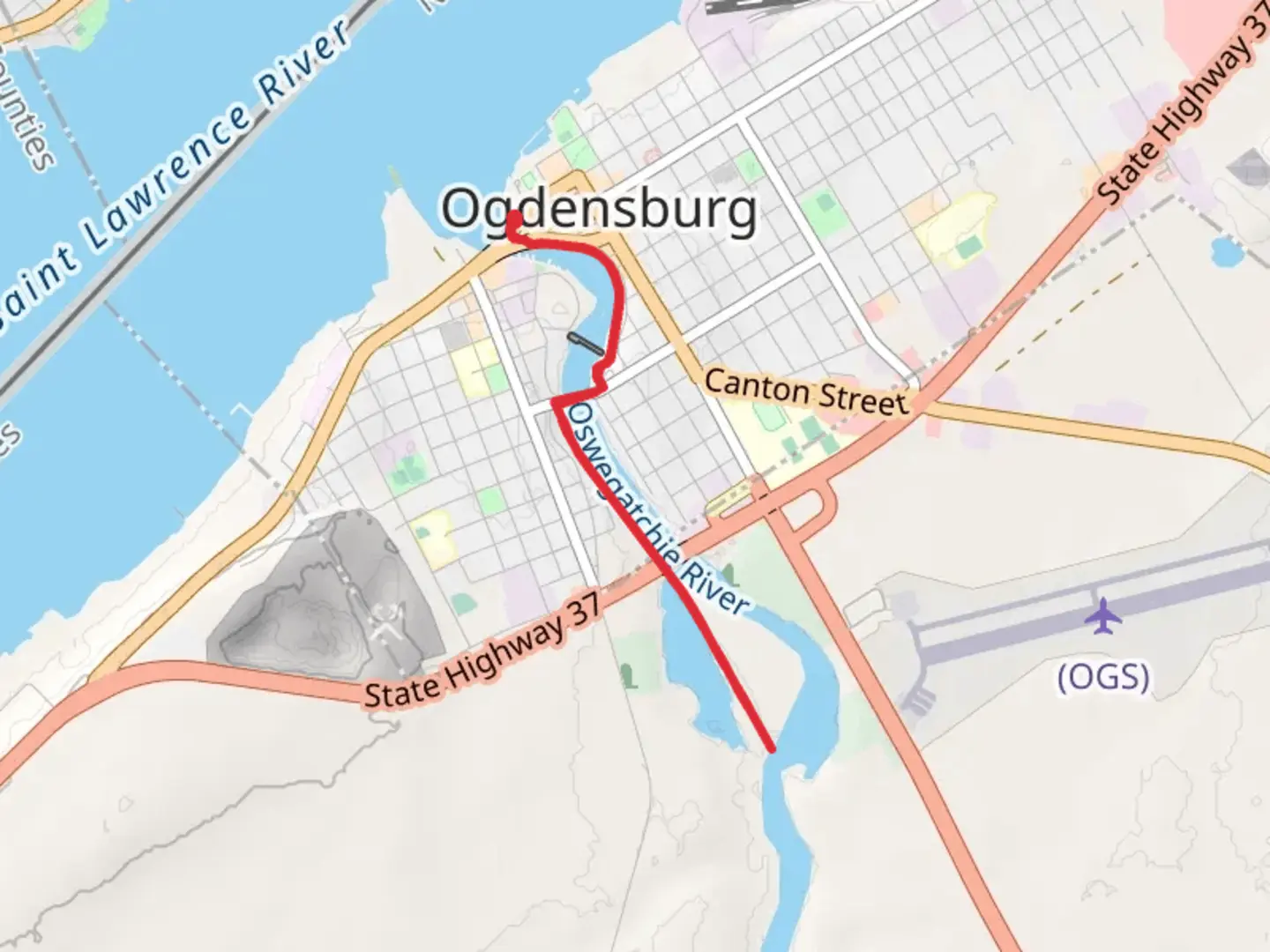 An image depicting the trail Oswegatchie River Trail and its surrounding area.