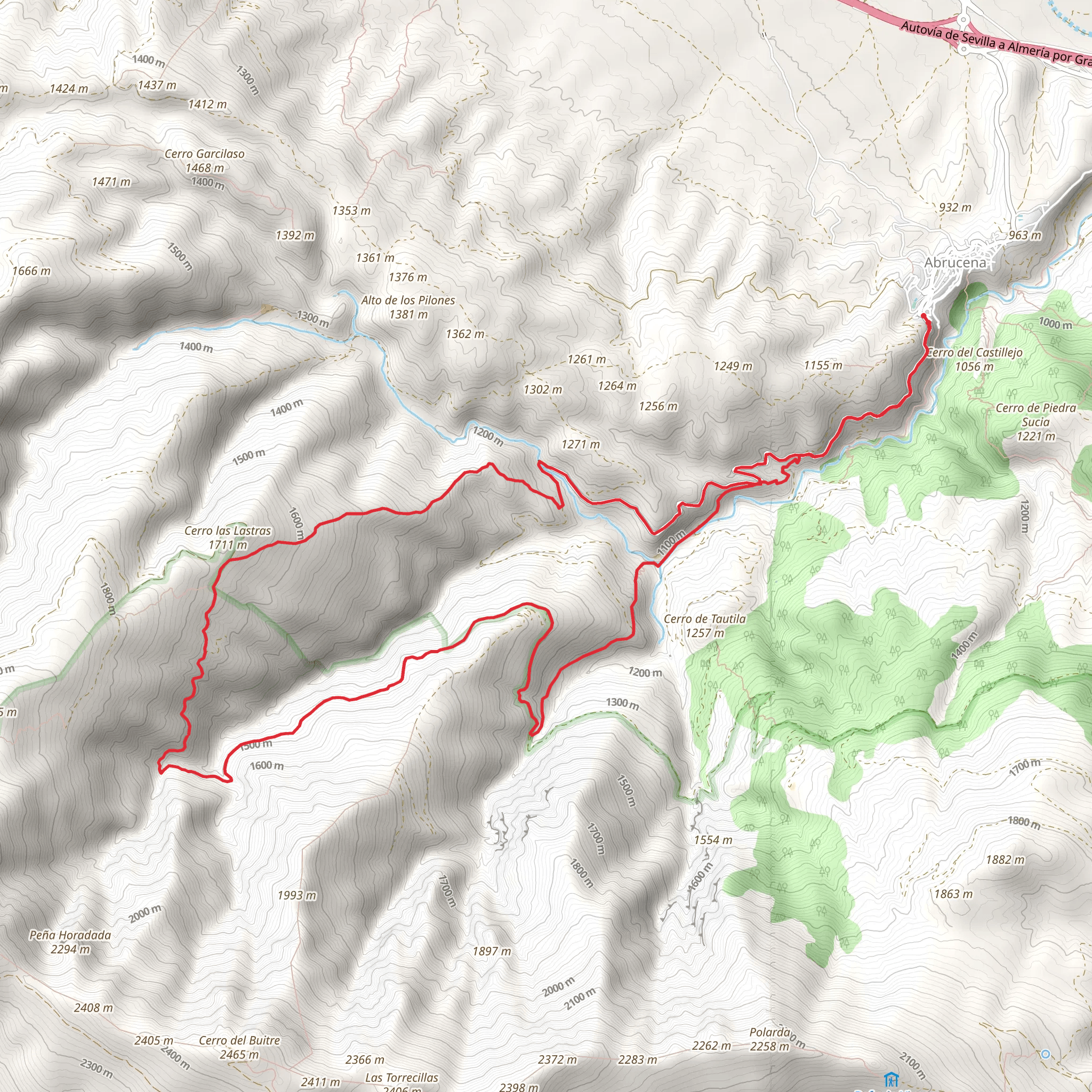 Abrucena Circular mobile static map