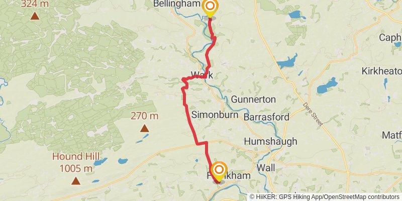 Alternative Coast to Coast stage 12 Map