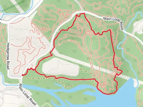 Red, Green, Blue Loop - Acton Lake