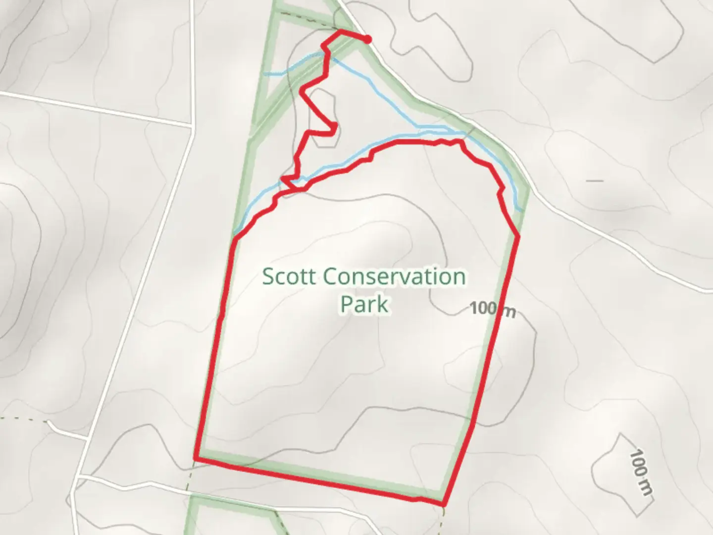 An image depicting the trail Orchid Walk - Scott Conservation Park and its surrounding area.