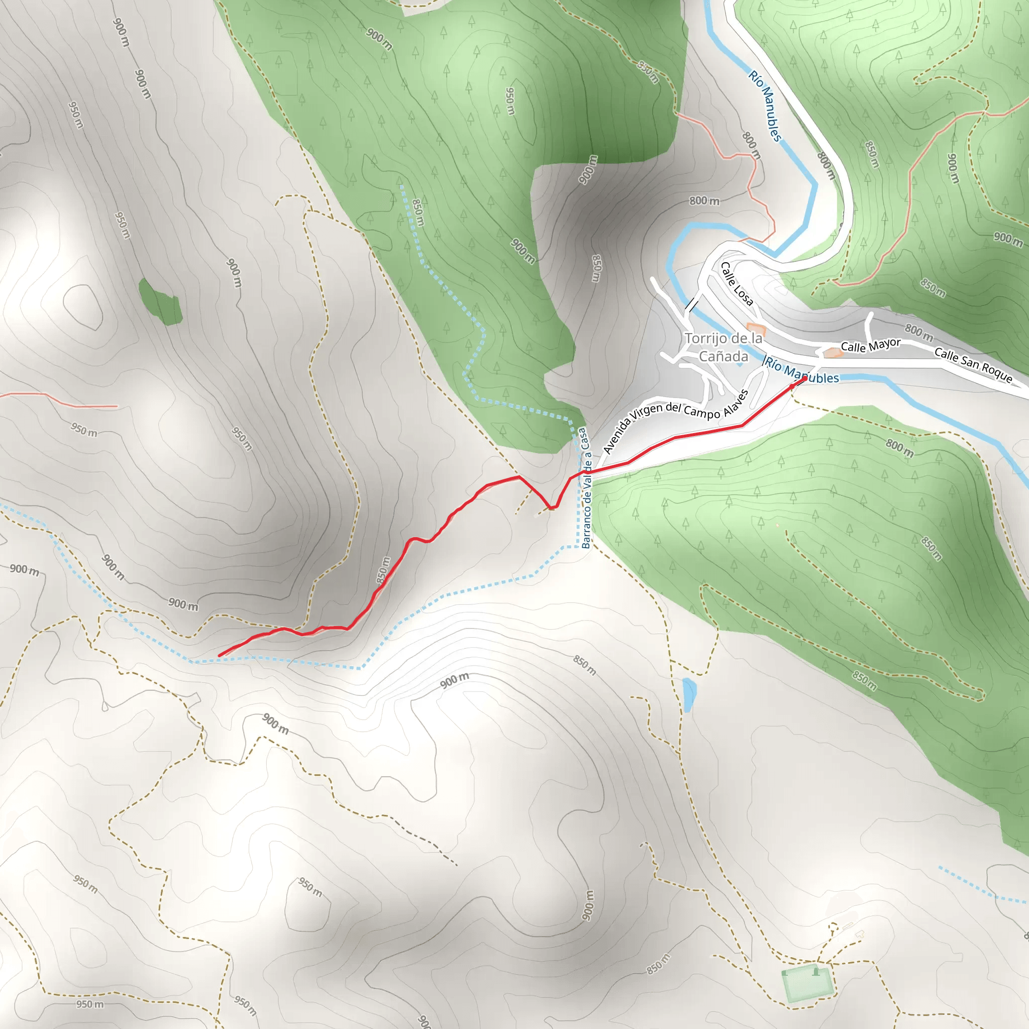 Torrijo de la Cañada - Canaleja SL Z 54 mobile static map