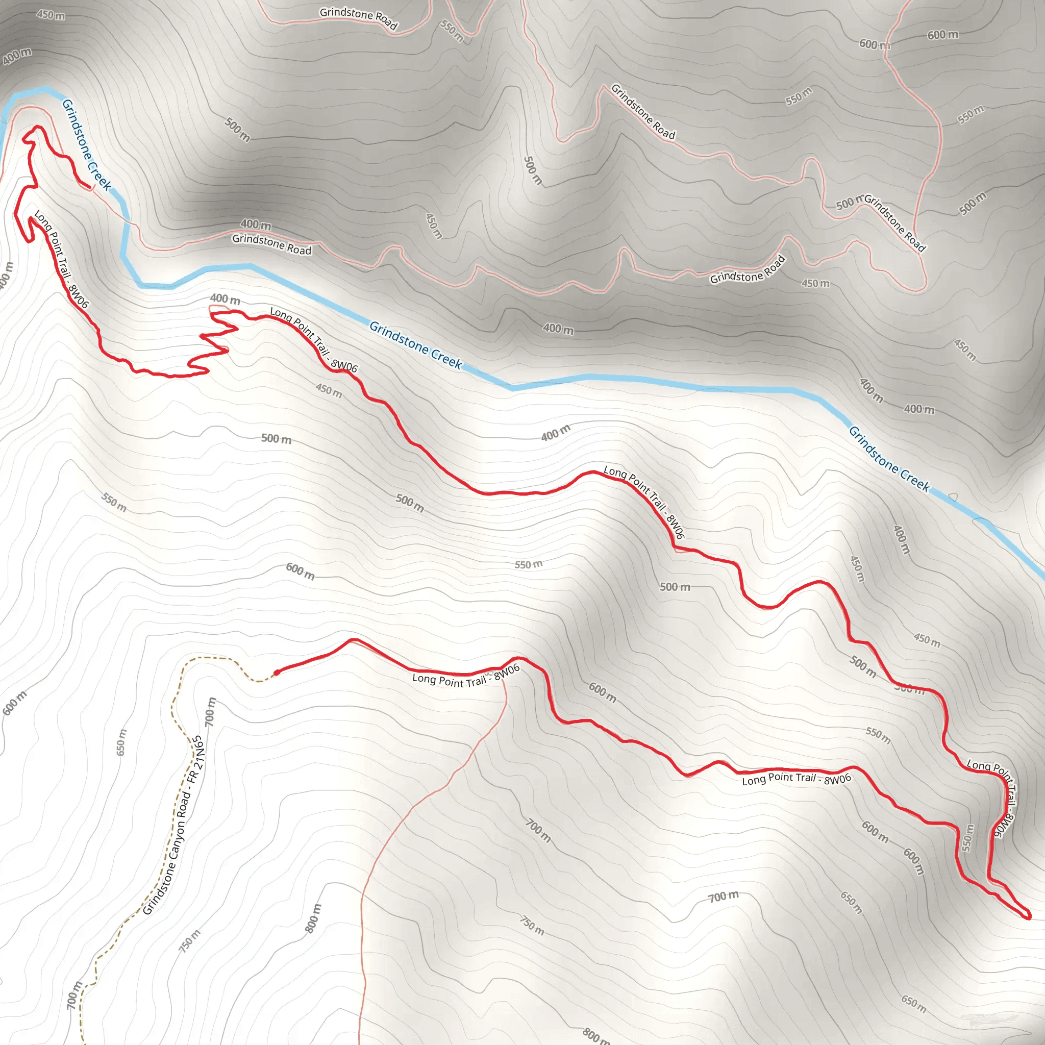 Long Point Trail mobile static map