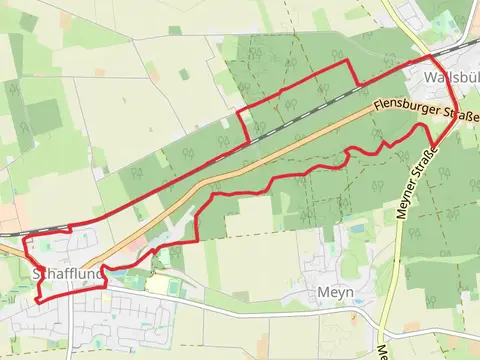 Durch das Urstromtal der Wallsbek Loop