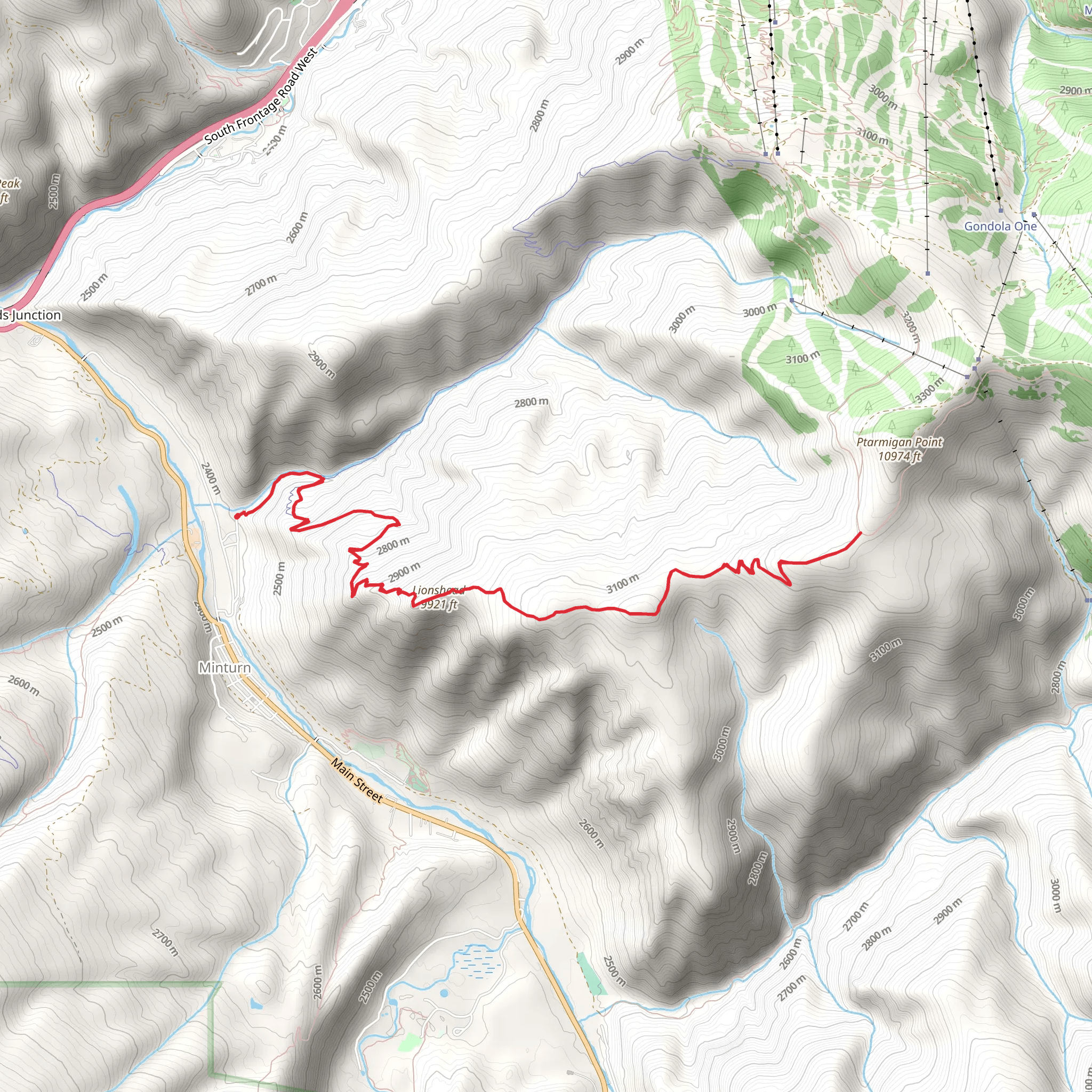 Cougar Ridge Trail mobile static map